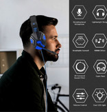 Stuff Certified® Bass HD Gaming Headset Auriculares estéreo Auriculares con micrófono para PlayStation 4 / PC Azul