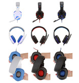 Stuff Certified® Bass HD Gaming Headset Stereo-Kopfhörer Kopfhörer mit Mikrofon für PlayStation 4 / PC Weiß