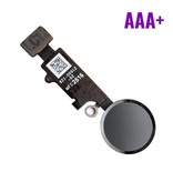 Stuff Certified® Per Apple iPhone 8 Plus - Assemblaggio pulsante Home AAA + con cavo flessibile nero