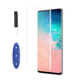 Stuff Certified® Protecteur d'écran UV Samsung Galaxy S9 Plus Film en verre trempé Lunettes en verre trempé