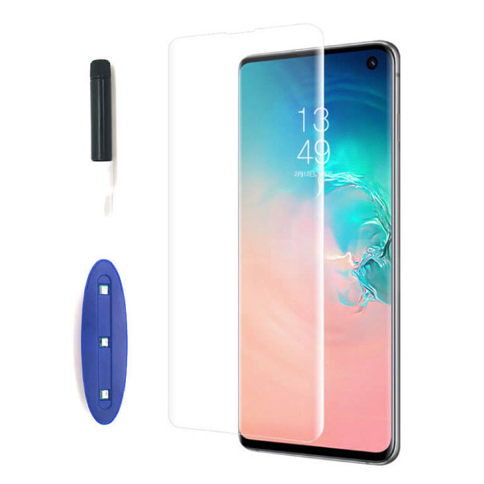 Protecteur d'écran UV Samsung Galaxy S9 Plus Film en verre trempé Lunettes en verre trempé