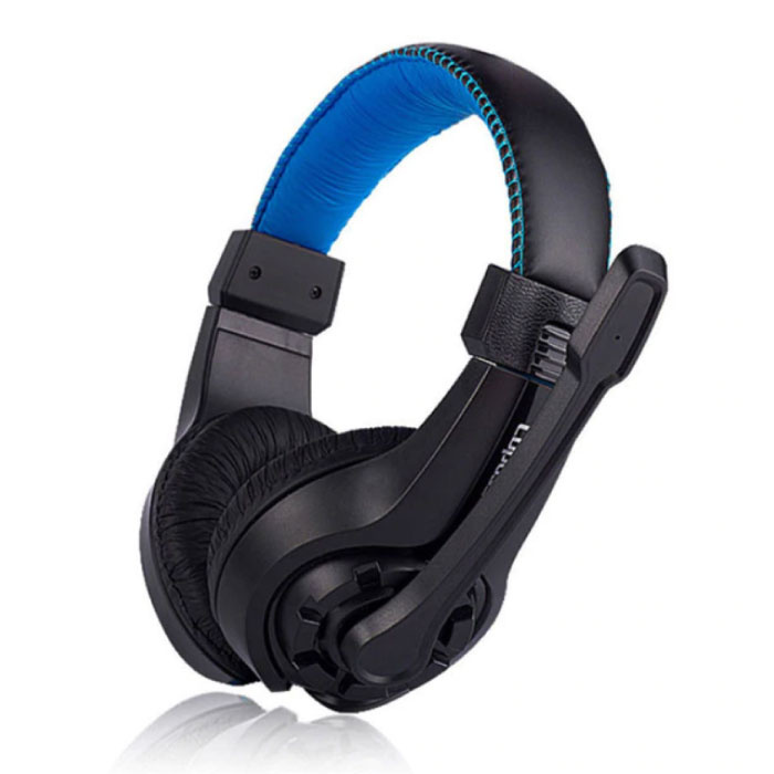 Casque G1 avec microphone Casque de jeu stéréo pour PlayStation 4 Bleu