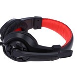 Lupuss Casque G1 avec microphone Casque de jeu stéréo pour PlayStation 4 Rouge