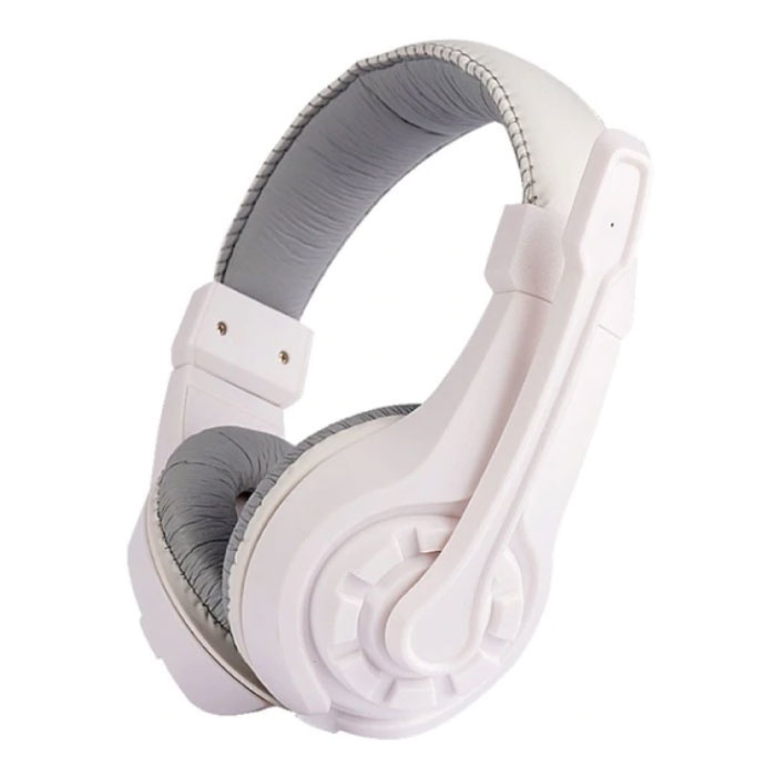 Auriculares G1 con micrófono Auriculares Stereo Gaming para PlayStation 4 Blanco