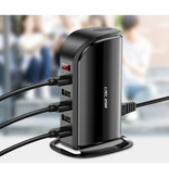 USLION 5-Port USB-Ladestation LED-Anzeige Wandladegerät Startladegerät Steckeradapter