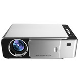 Alston T6 LED Projector - Mini Beamer Home Media Player Silver