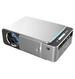 Alston Projecteur LED T6 - Mini Beamer Home Media Player Argent