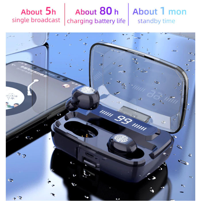 Stuff Certified® M11-9 TWS Bezprzewodowe słuchawki Smart Touch Control Słuchawki douszne Bluetooth 5.0 Bezprzewodowe słuchawki Słuchawki douszne Słuchawki