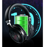 Stuff Certified® TM-061 Drahtlose Kopfhörer Bluetooth Drahtlose Kopfhörer Stereo Gaming Schwarz