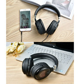 Stuff Certified® TM-061 Drahtlose Kopfhörer Bluetooth Drahtlose Kopfhörer Stereo Gaming Silver