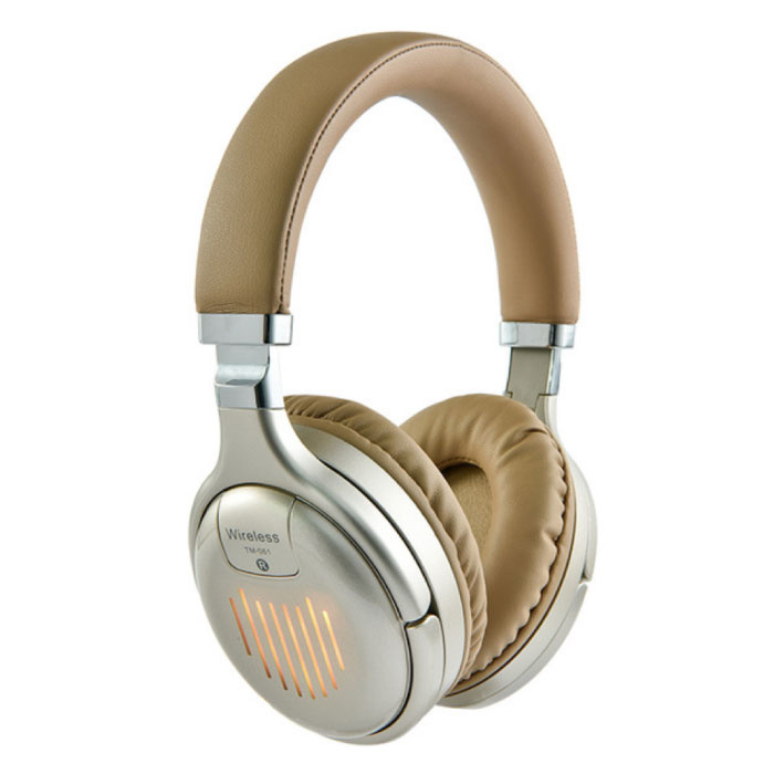 TM-061 Casque sans fil Casque sans fil Bluetooth Stereo Gaming Gold