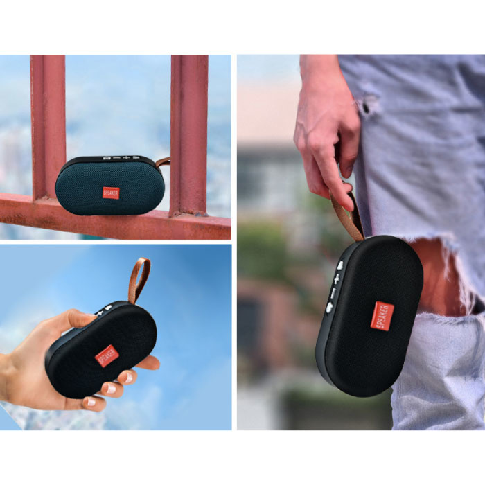 Stuff Certified® T7 Mini Bluetooth 5.0 Soundbox Draadloze Luidspreker Externe Wireless Speaker Grijs
