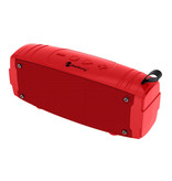 NewRixing Altoparlante wireless Soundbox Altoparlante wireless esterno Bluetooth 5.0 Rosso