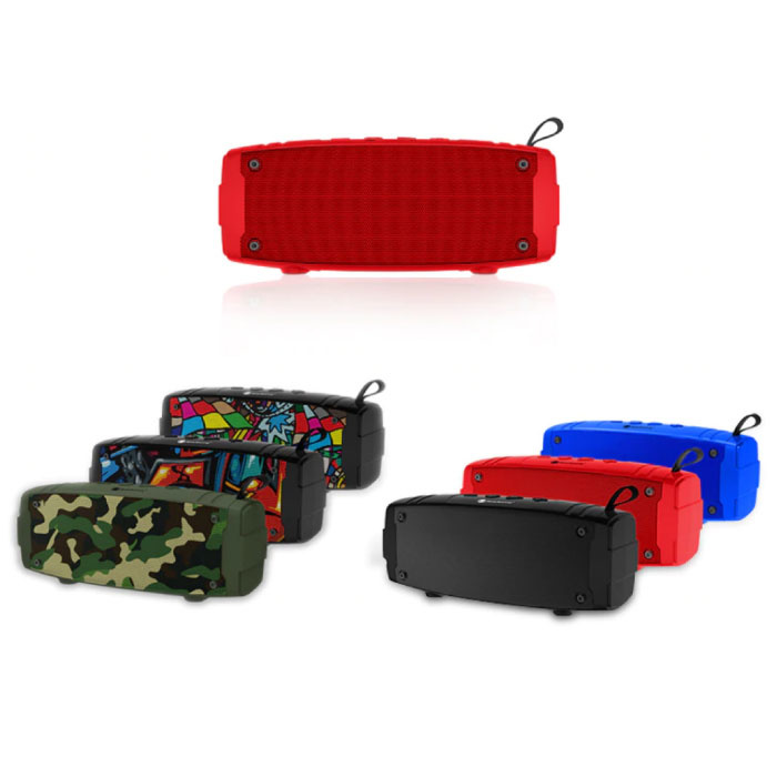 NewRixing Soundbox Altavoz inalámbrico Bluetooth 5.0 Altavoz inalámbrico externo Camo