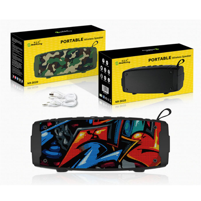 NewRixing Soundbox Wireless-Lautsprecher Bluetooth 5.0 Externer Wireless-Lautsprecher Art.-Nr.