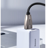 Baseus USB-C Gekrulde Spiraal Oplaadkabel Datakabel 1 Meter Oplader Rood