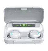 Stuff Certified® IPX7 TWS Draadloze Smart Touch Control Oortjes 2200mAh Bluetooth 5.0 Ear  Wireless Buds Earphones Earbuds Oortelefoon Wit