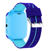 Stuff Certified® Smartwatch for Kids with GPS Tracker Smartband Smartphone Watch IPS iOS Android Blue