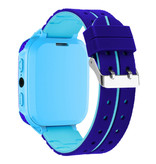 Stuff Certified® Smartwatch pour enfants avec GPS Tracker Smartband Smartphone Watch IPS iOS Android Blue