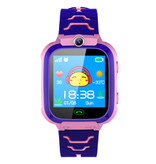 Stuff Certified® Smartwatch para niños con rastreador GPS Smartband Smartphone Watch IPS iOS Android Rosa
