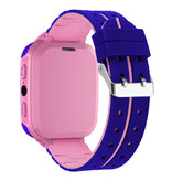 Stuff Certified® Smartwatch per bambini con localizzatore GPS Smartband Smartphone Watch IPS iOS Android Rosa