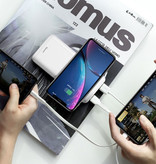 Baseus 10.000mAh Draadloze Qi Oplader + Powerbank Noodaccu Batterij Wireless Charger Pad Zwart