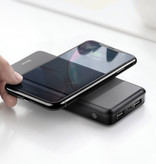 Baseus 10.000mAh Draadloze Qi Oplader + Powerbank Noodaccu Batterij Wireless Charger Pad Zwart