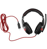 Salar KX236 Stereofoniczne słuchawki do gier Słuchawki z mikrofonem