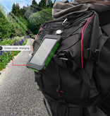 Stuff Certified® Solarladegerät 30.000 mAh Externe Powerbank Solarpanel Notfallbatterie Batterieladegerät Sonnengelb