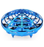 Stuff Certified® Mini RC UFO Drone Quadcopter Hélicoptère Jouet Bleu