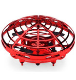 Stuff Certified® Mini RC UFO Drone Quadcopter Helicopter Toy Red