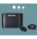 Bluedio T-Elf 2 écouteurs sans fil TWS contrôle tactile Bluetooth 5.0 écouteurs intra-auriculaires sans fil écouteurs écouteurs noir