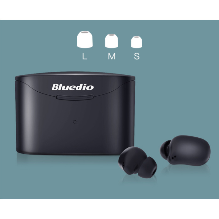 Bluedio Bezprzewodowe słuchawki T-Elf 2 TWS Sterowanie dotykowe Bluetooth 5.0 Douszne słuchawki bezprzewodowe Słuchawki douszne Słuchawki Czarne