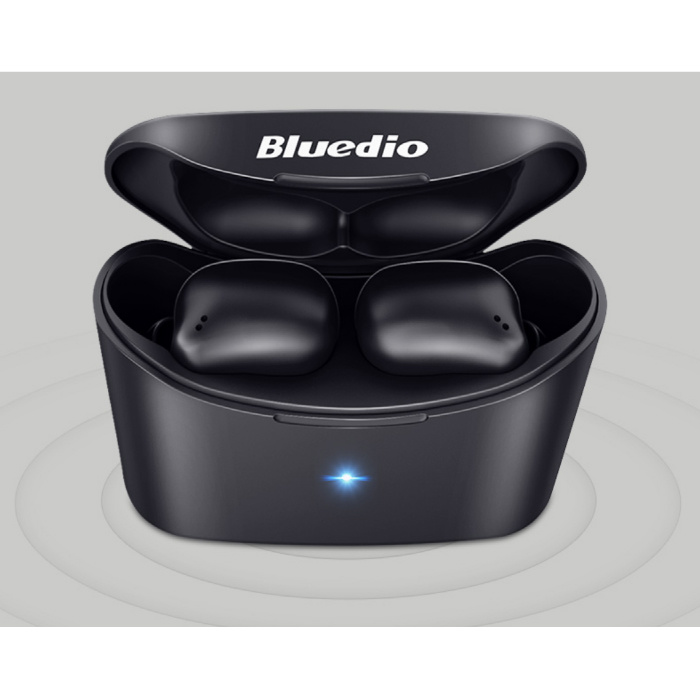 Bluedio Bezprzewodowe słuchawki T-Elf 2 TWS Sterowanie dotykowe Bluetooth 5.0 Douszne słuchawki bezprzewodowe Słuchawki douszne Słuchawki Czarne