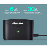 Bluedio Bezprzewodowe słuchawki T-Elf 2 TWS Sterowanie dotykowe Bluetooth 5.0 Douszne słuchawki bezprzewodowe Słuchawki douszne Słuchawki Czarne
