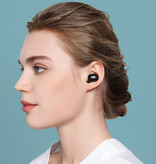 Bluedio T-Elf 2 écouteurs sans fil TWS contrôle tactile Bluetooth 5.0 écouteurs intra-auriculaires sans fil écouteurs écouteurs noir