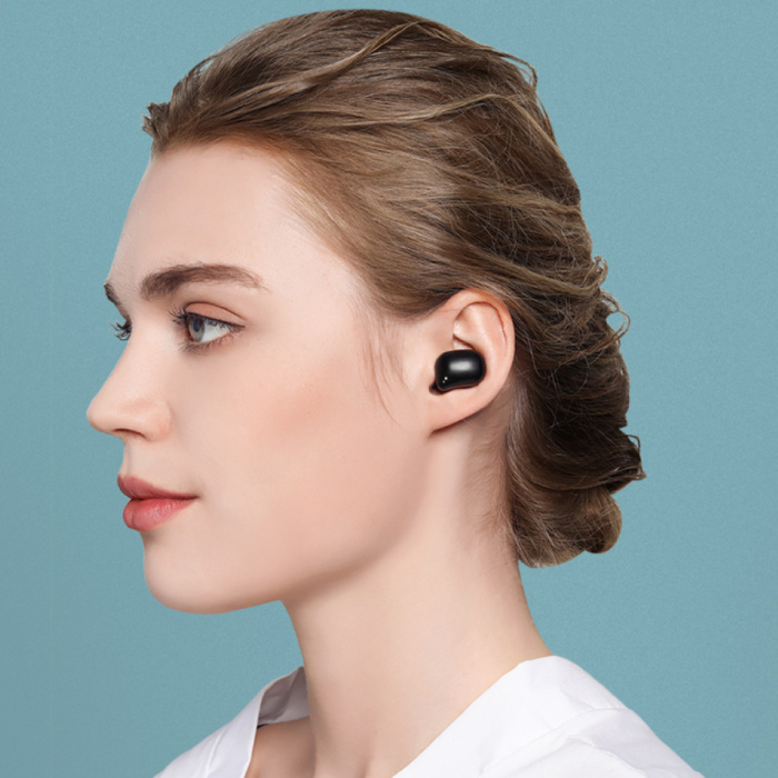 Bluedio T-Elf 2 Wireless Earpieces TWS Touch Control Bluetooth 5.0 In-Ear Wireless Buds Earphones Earbuds Earphones Black