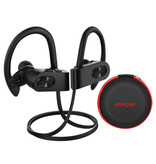 MPOW Écouteurs sans fil Flame 2 TWS avec crochet d'oreille Bluetooth 5.0 écouteurs intra-auriculaires sans fil écouteurs écouteurs 150mAh noir