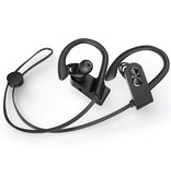 MPOW Écouteurs sans fil Flame 2 TWS avec crochet d'oreille Bluetooth 5.0 écouteurs intra-auriculaires sans fil écouteurs écouteurs 150mAh noir