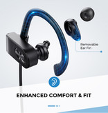 MPOW Flame 2 TWS Auriculares inalámbricos con gancho para la oreja Bluetooth 5.0 Auriculares inalámbricos en la oreja Auriculares Auriculares 150mAh Negro