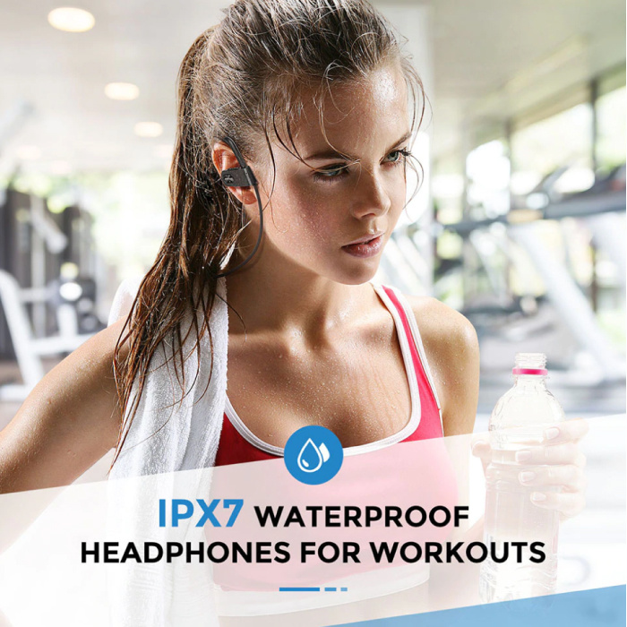 MPOW Flame 2 TWS Auricolari wireless con gancio per l'orecchio Bluetooth 5.0 In-Ear Wireless Buds Auricolari Auricolari Auricolare 150mAh Nero