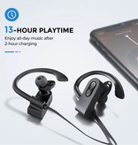 MPOW Bezprzewodowe słuchawki Flame 2 TWS z zaczepem na ucho Bezprzewodowe słuchawki douszne Bluetooth 5.0 Słuchawki douszne Słuchawki 150 mAh Czarny