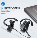 MPOW Flame 2 TWS Auriculares inalámbricos con gancho para la oreja Bluetooth 5.0 Auriculares inalámbricos en la oreja Auriculares Auriculares 150mAh Negro