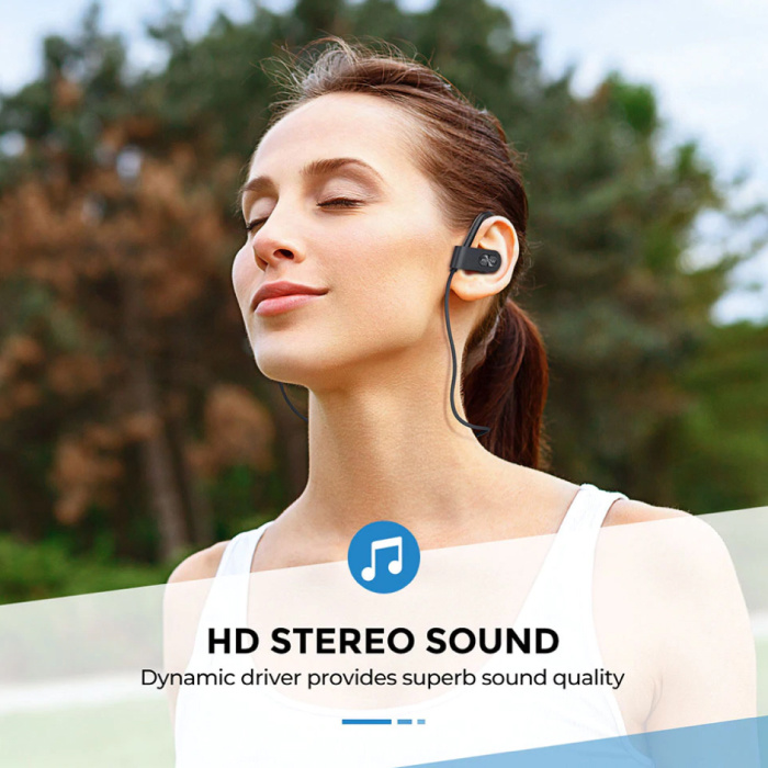 MPOW Flame 2 TWS Auricolari wireless con gancio per l'orecchio Bluetooth 5.0 In-Ear Wireless Buds Auricolari Auricolari Auricolare 150mAh Nero