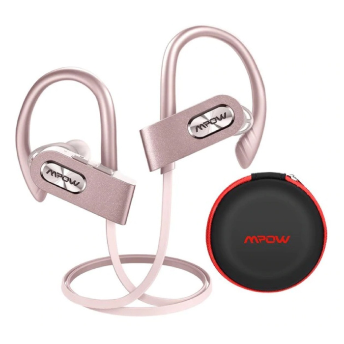 Flame 2 TWS Draadloze Oortjes met Oorhaak Bluetooth 5.0 Ear Wireless Buds Earphones Earbuds Oortelefoon 150mAh Roze