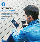 MPOW Auricolari wireless Flame 2 TWS con gancio per l'orecchio Bluetooth 5.0 Auricolari wireless in-ear Auricolari Auricolari 150mAh Auricolare rosso