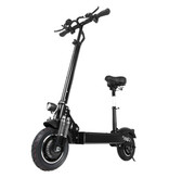 Janobike Scooter elettrico fuoristrada Smart E Step T10 con sedile - 2000 W - batteria 23,4 Ah - 11 "- nero