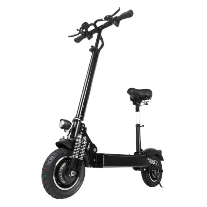 Trottinette électrique tout-terrain Smart E Step T10 avec siège - 2000 W, batterie 23,4 Ah - 11 "- noir