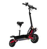 Janobike T85 Elektrischer Offroad Smart E Step Roller mit Sitz - 5600W - 28Ah Batterie - 10 Zoll Räder