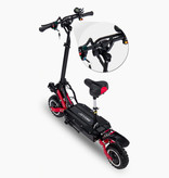 Janobike T85 Electric Off-Road Smart E Step Scooter with Seat - 5600W - 28Ah Battery - 10 inch Wheels